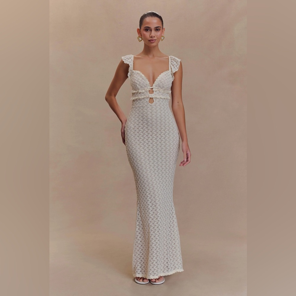 Meshki Ezra lace maxi dress